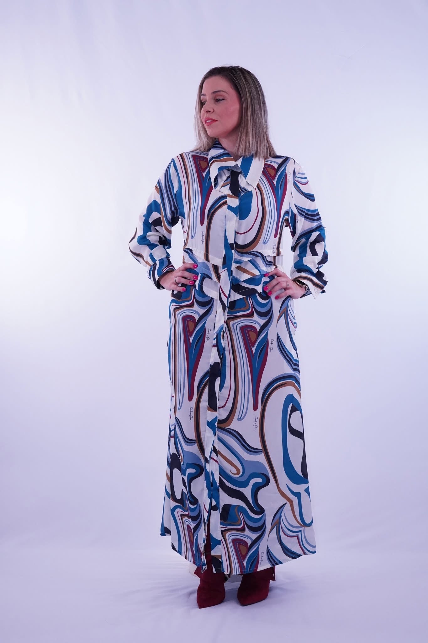 VESTIDO LARGO AMY BEIGE