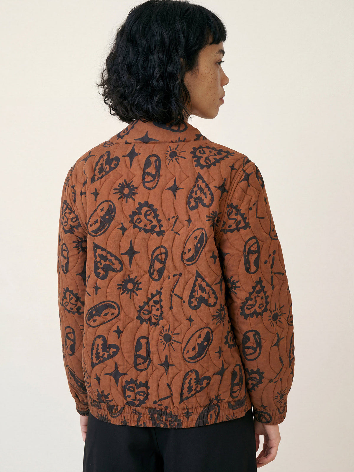 CHAQUETA BROWN HEARTS