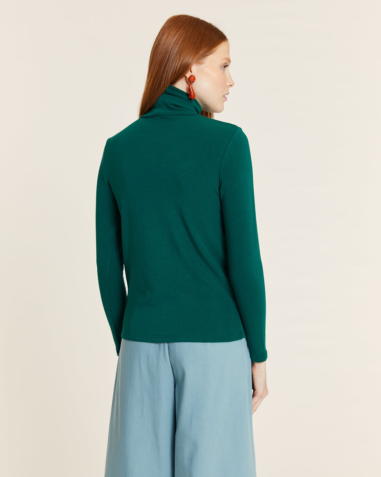 TOP PUNTO CUELLO CISNE VERDE