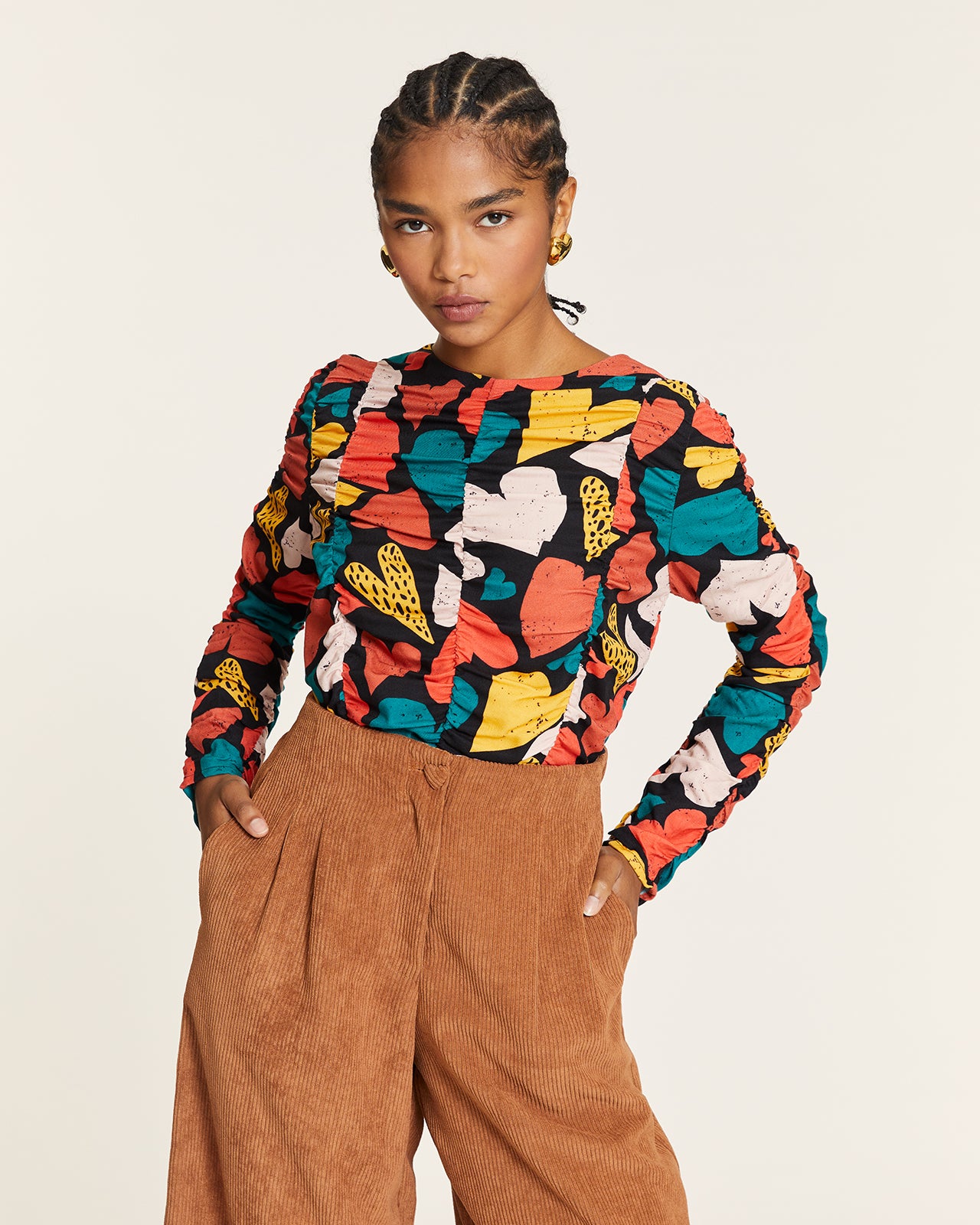 TOP DE CORAZONES CON FRUNCIDOS