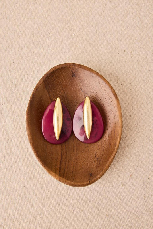 PENDIENTE LAGRIMA PIEDRA