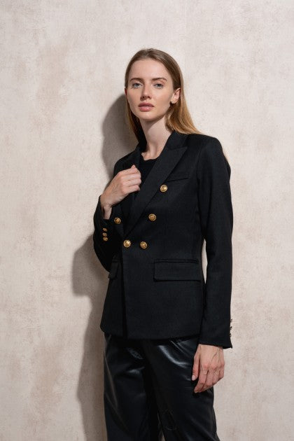 BLAZER CON BOTONES DORADOS