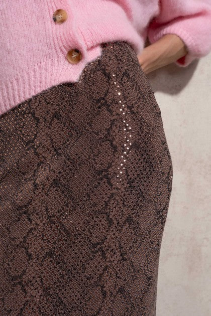 FALDA MIDI BRILLANTE