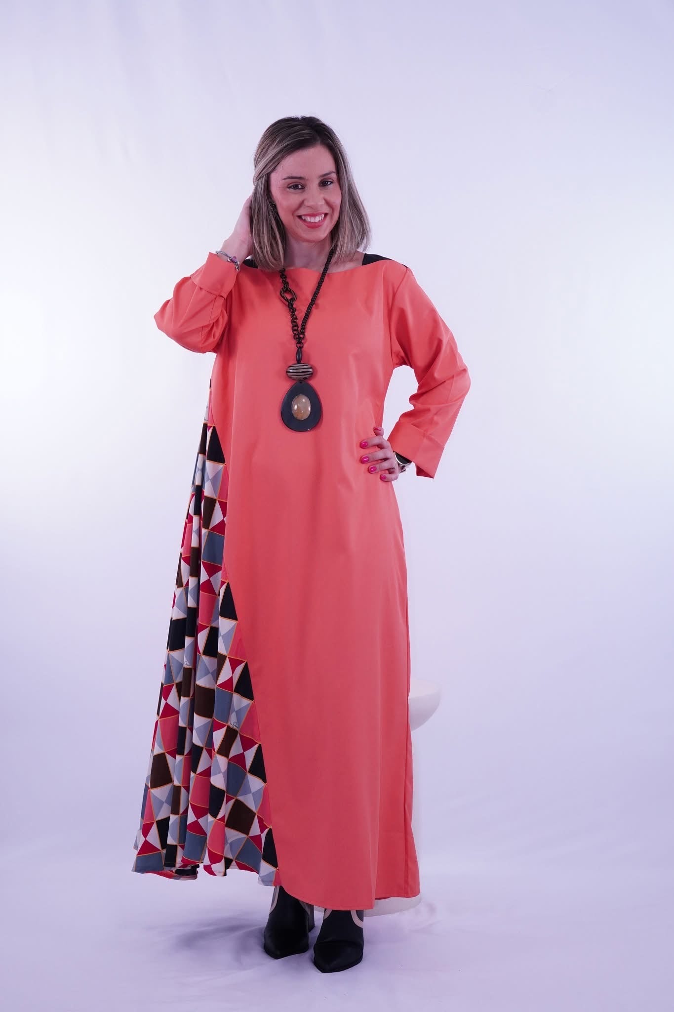 VESTIDO LARGO CAMILLE CINCEL