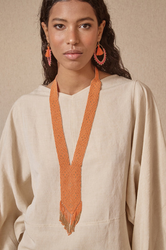 COLLAR BABERO NARANJA