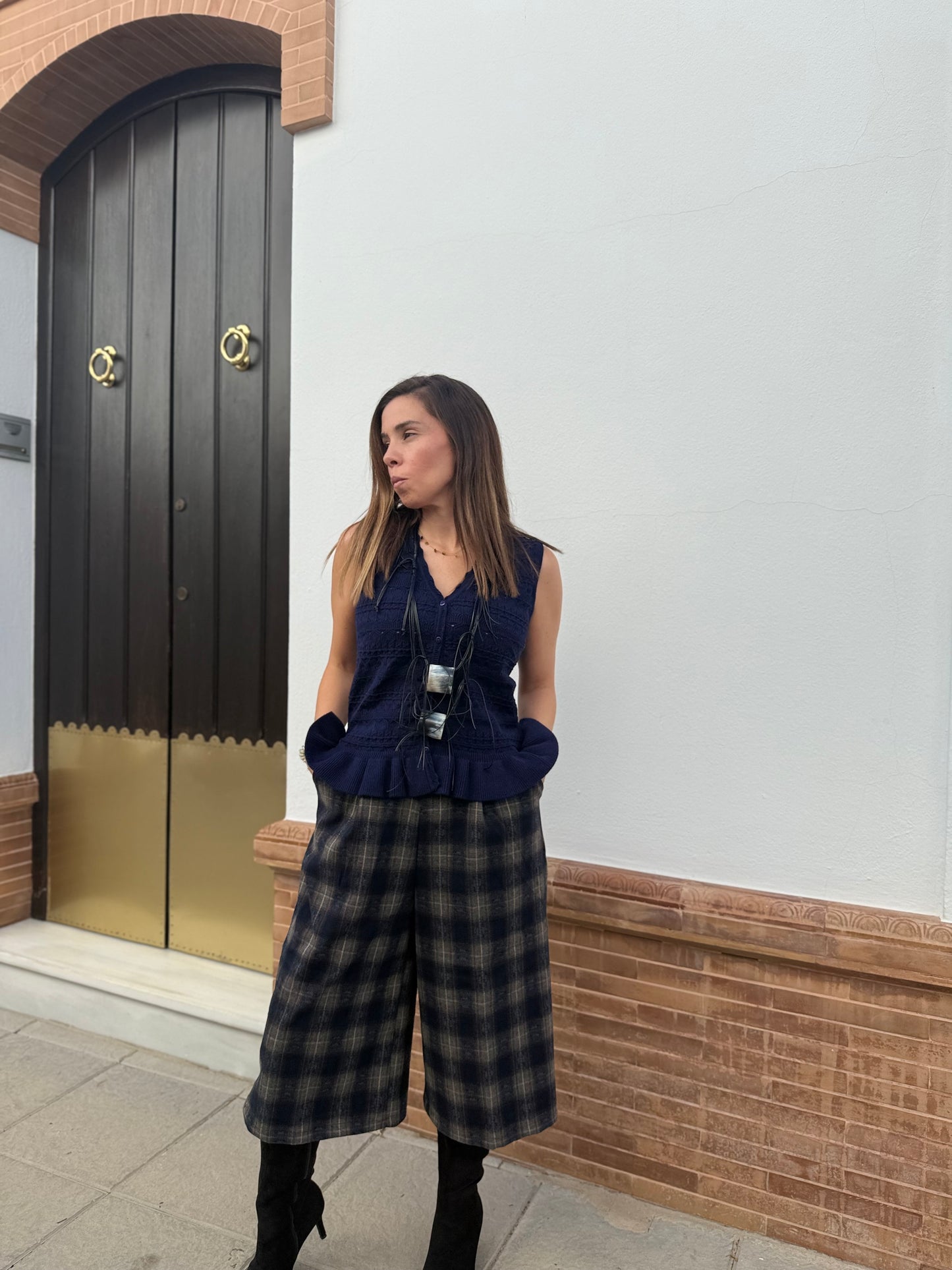 PANTALON CUADROS OTOÑO