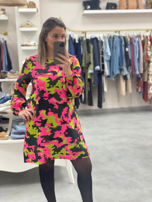 VESTIDO CAMUFLAJE