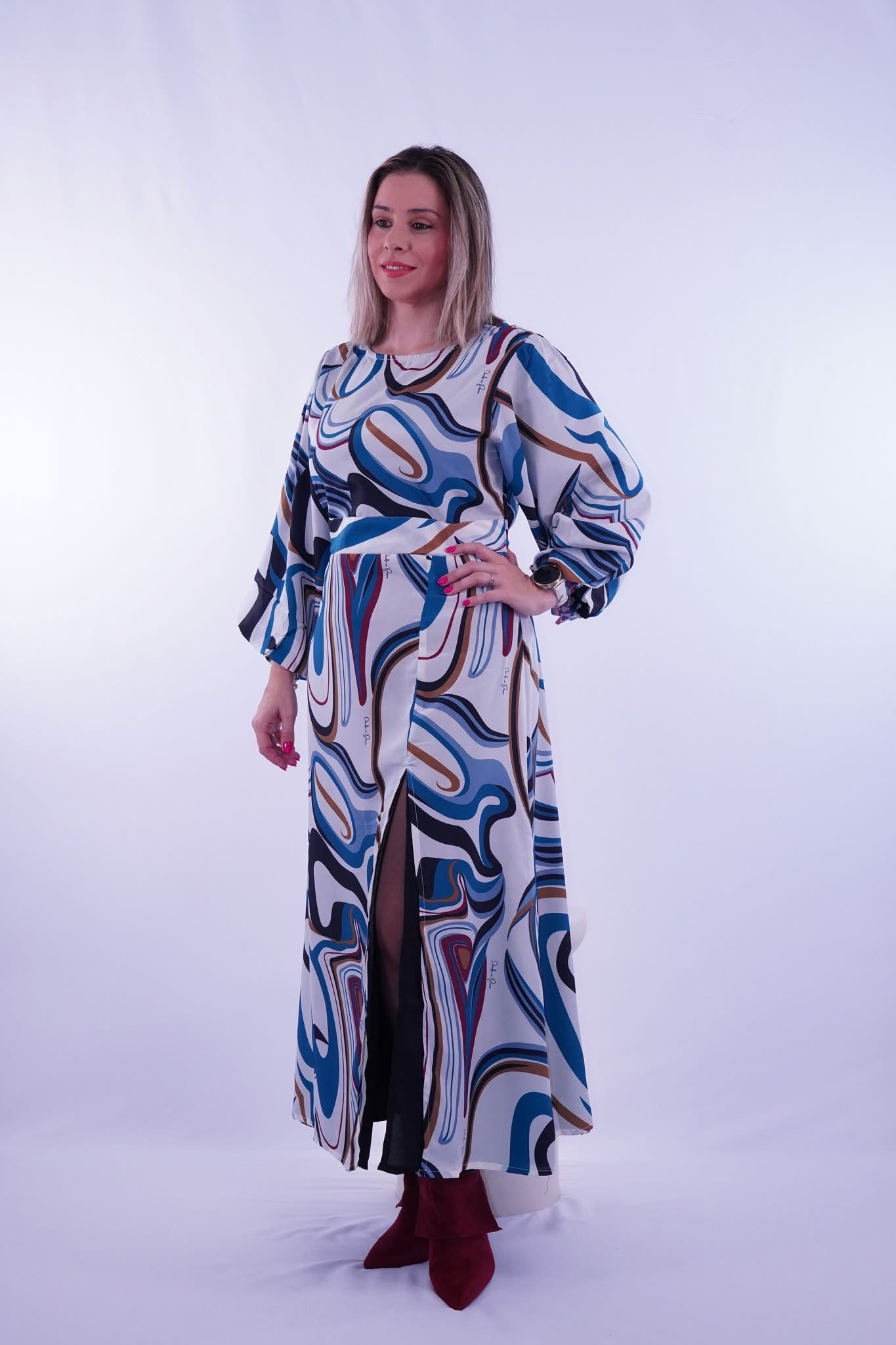 VESTIDO LARGO LILI BEIGE