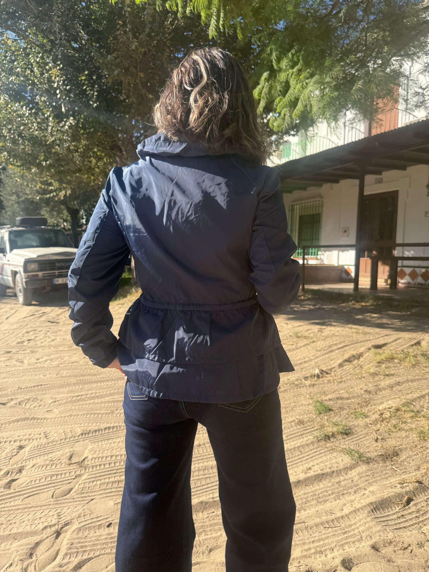 PARKA VOLANTE AZUL MARINO