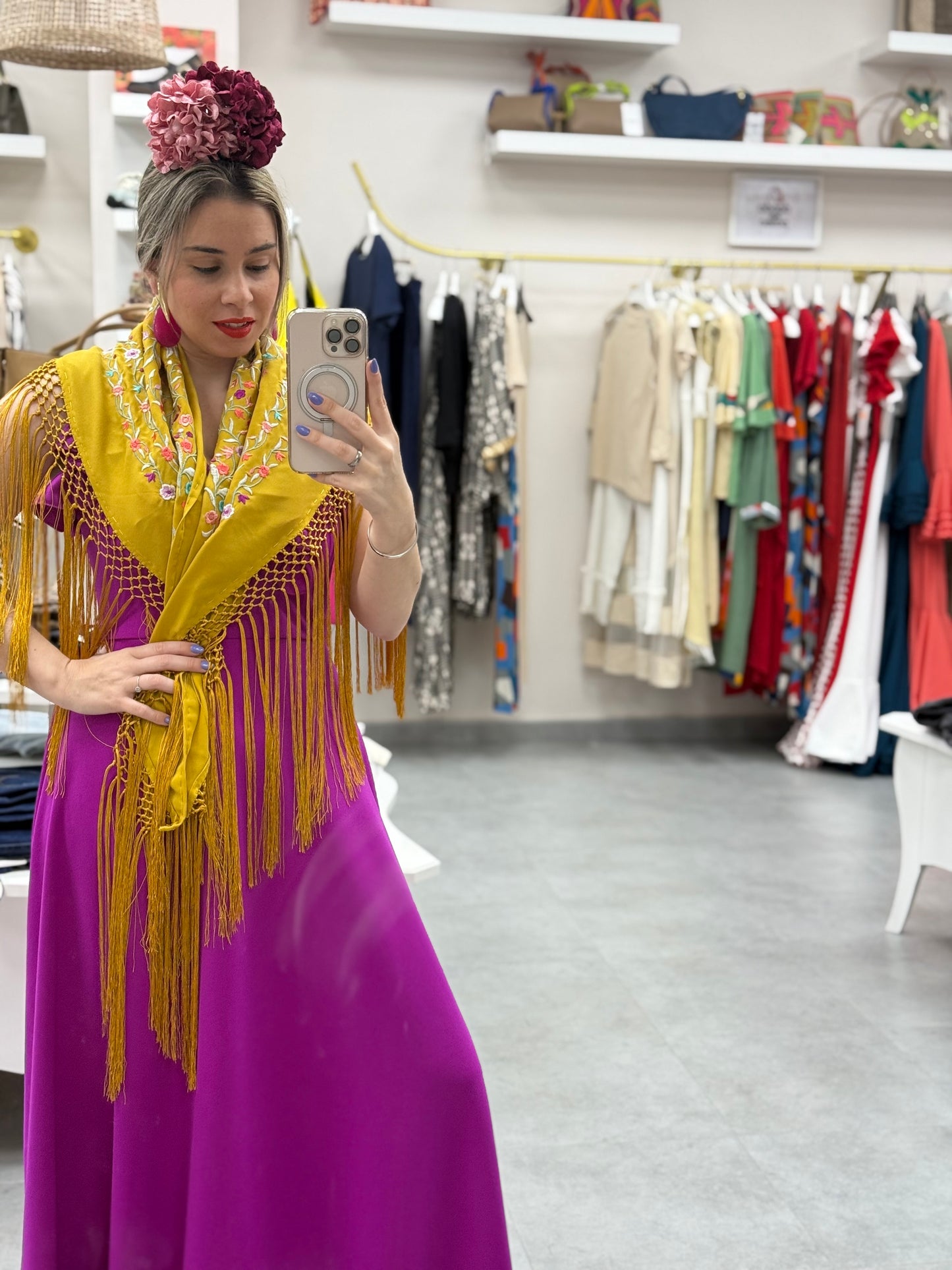 BATA FLAMENCA BUGANVILLA