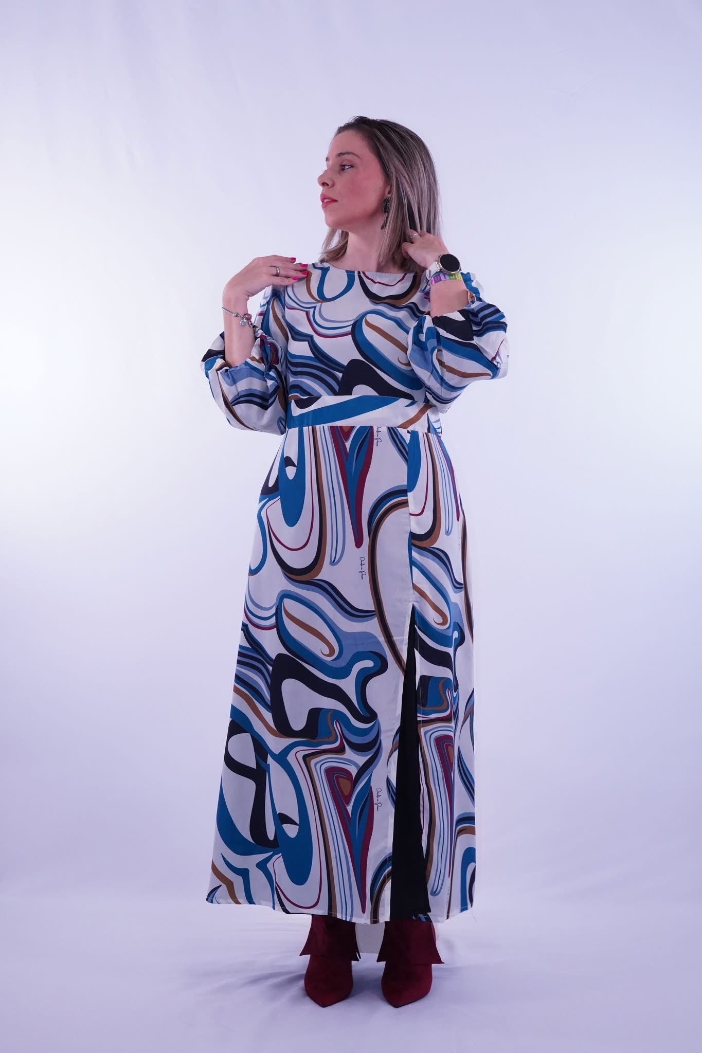 VESTIDO LARGO LILI BEIGE