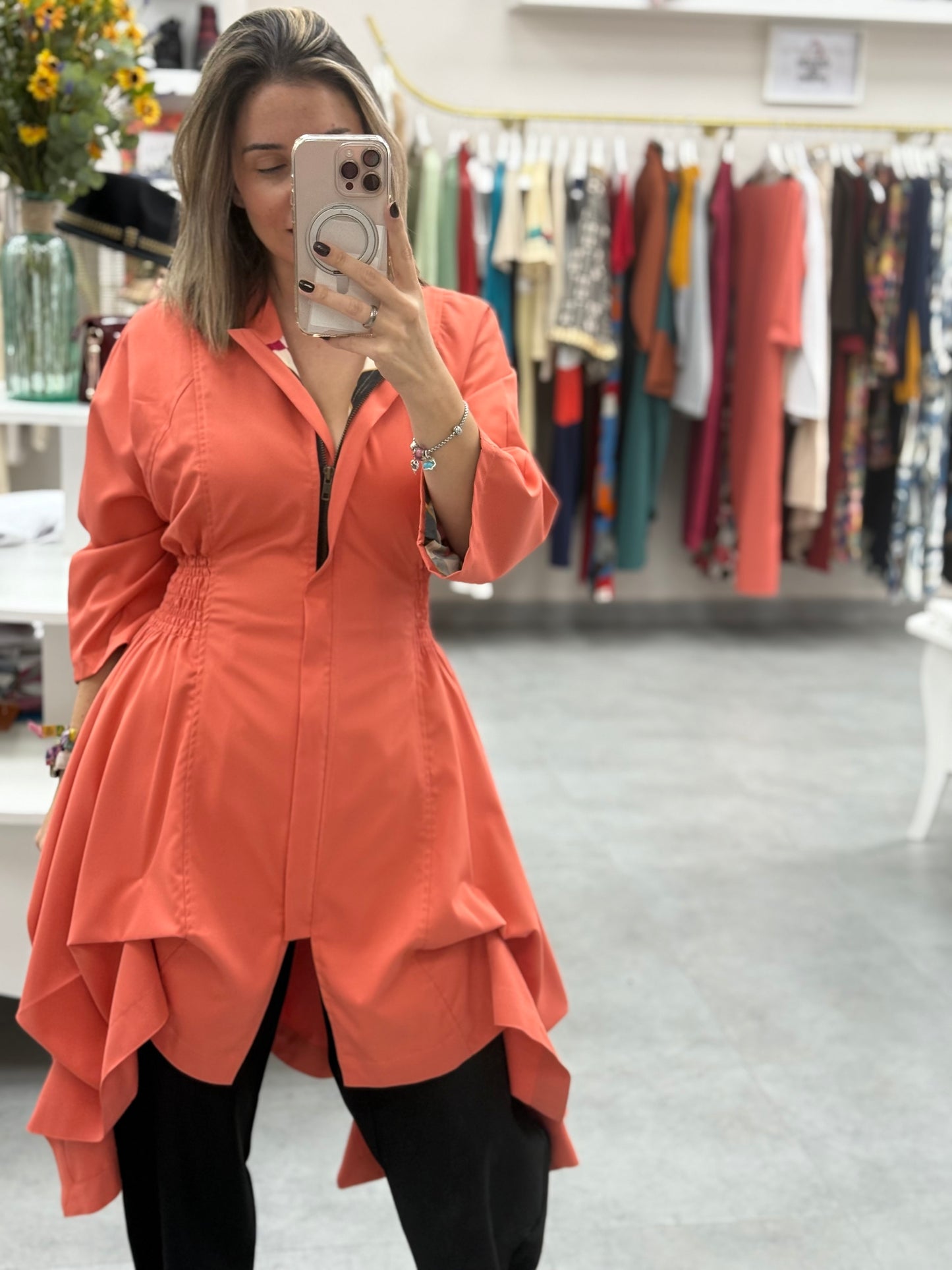 VESTIDO CHAQUETA MAAR CORAL