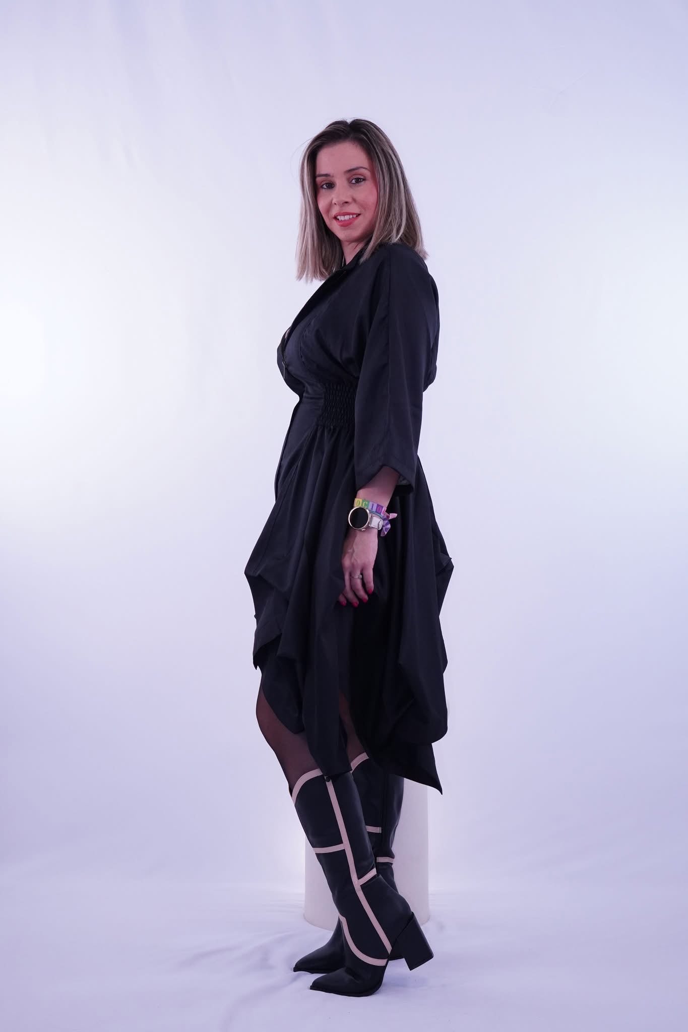 VESTIDO CHAQUETA MAAR NEGRA