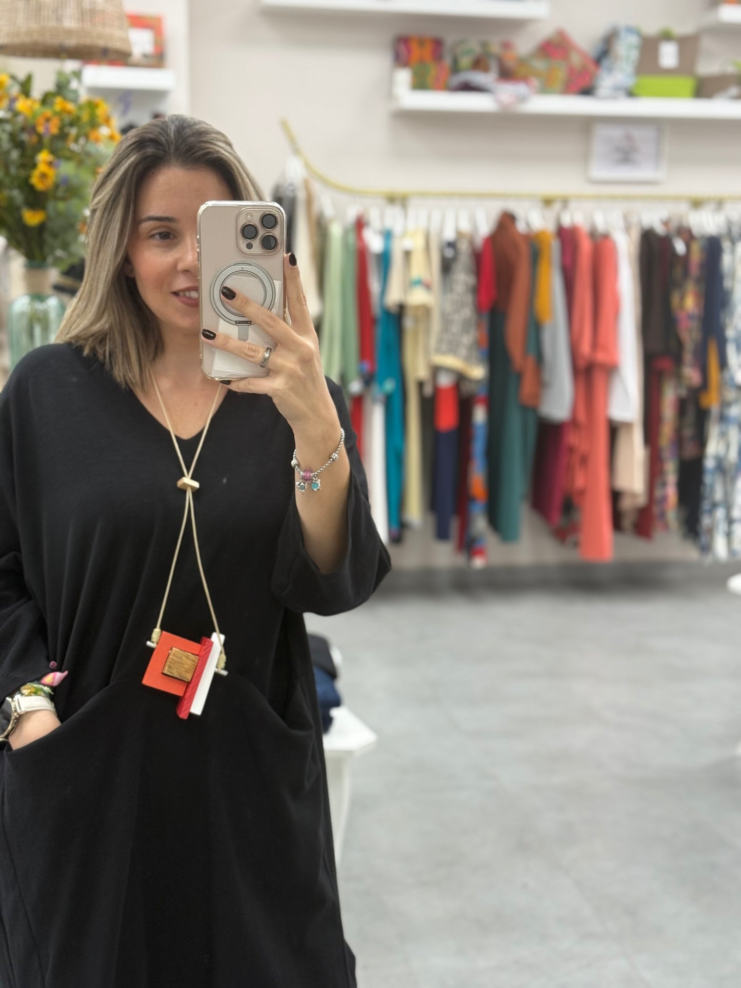 VESTIDO CORTO BLY NEGRO WRIITEN