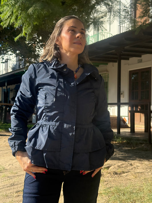PARKA VOLANTE AZUL MARINO