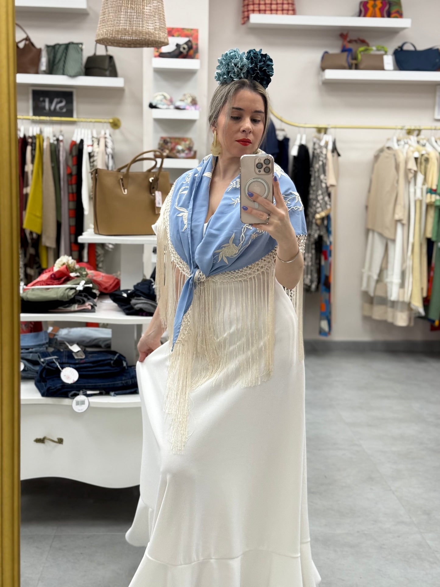 BATA FLAMENCA BEIGE