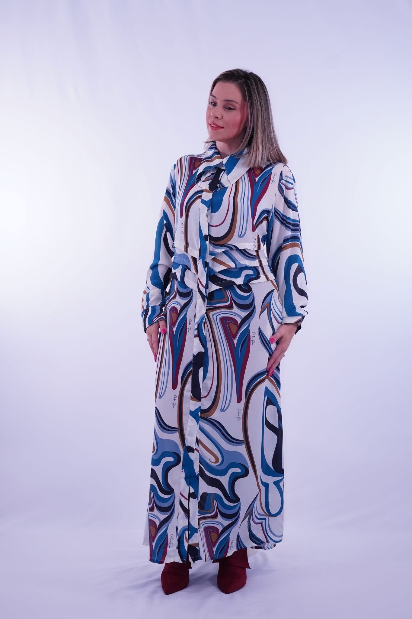VESTIDO LARGO AMY BEIGE