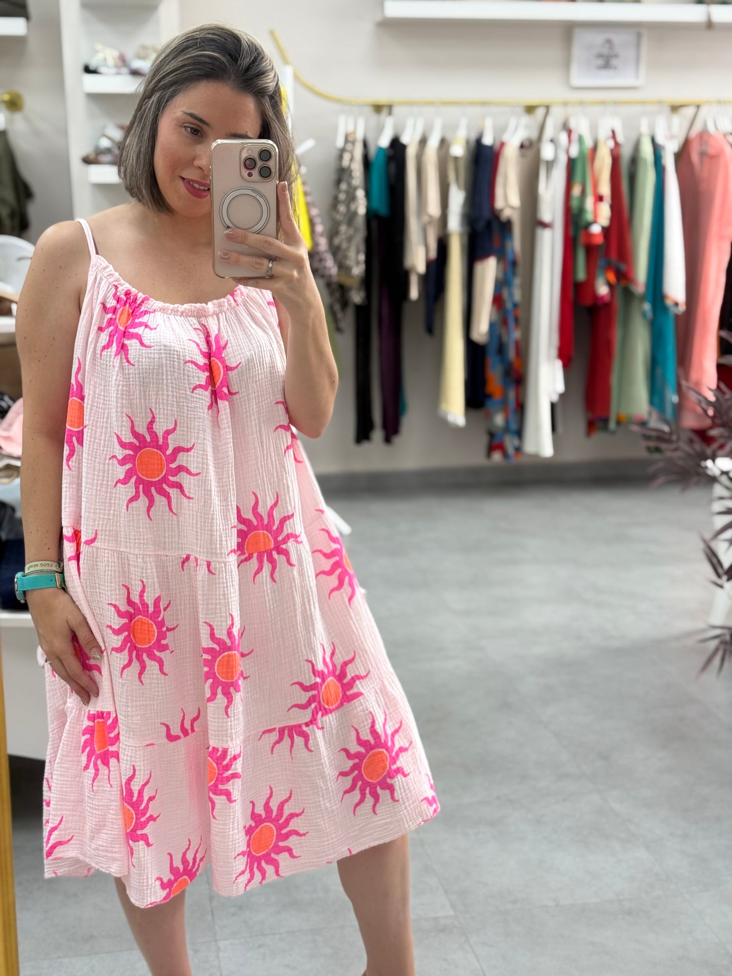 Vestido soles flúor
