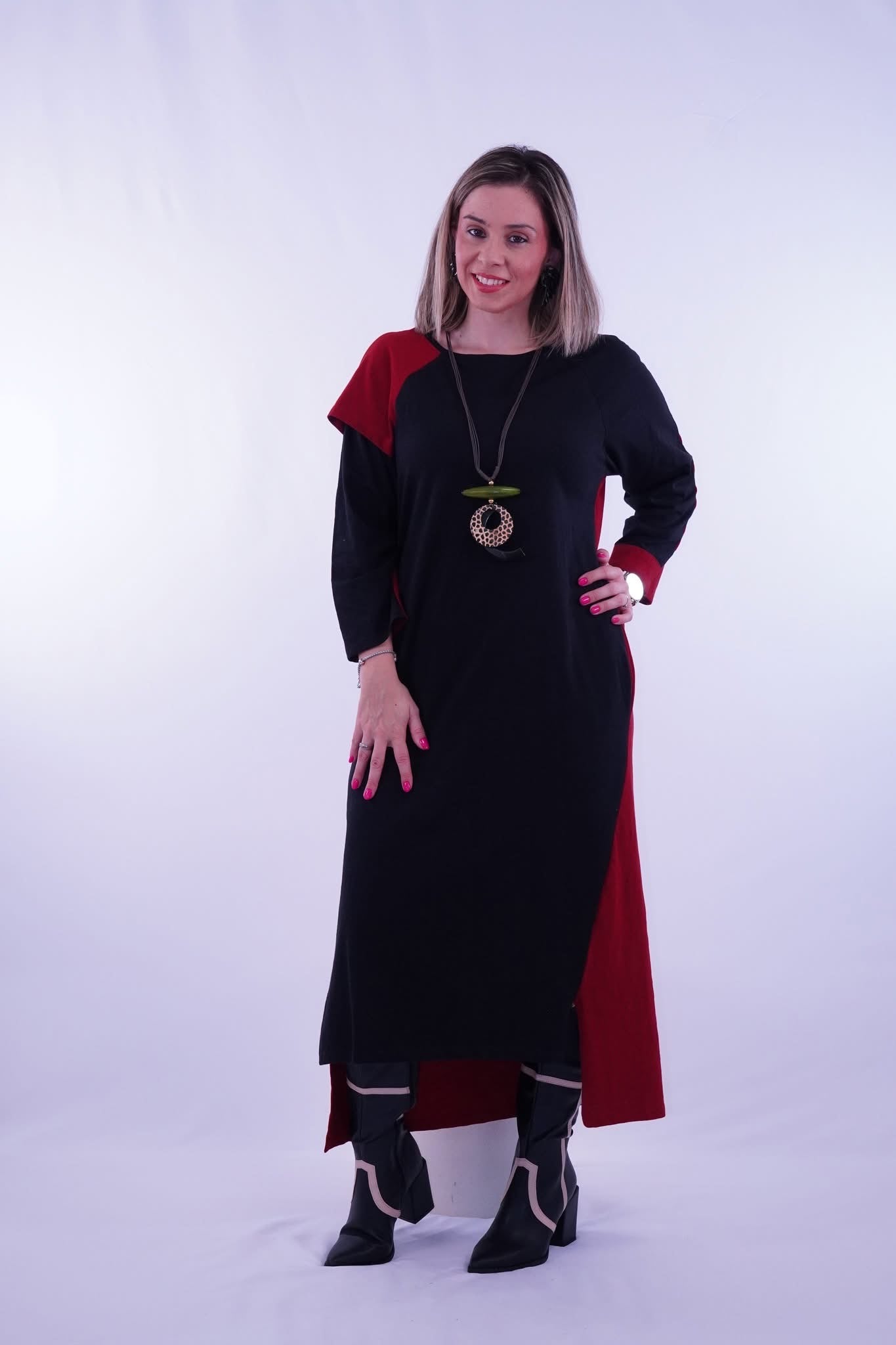 VESTIDO LARGO COLOMBINE WRIITEN