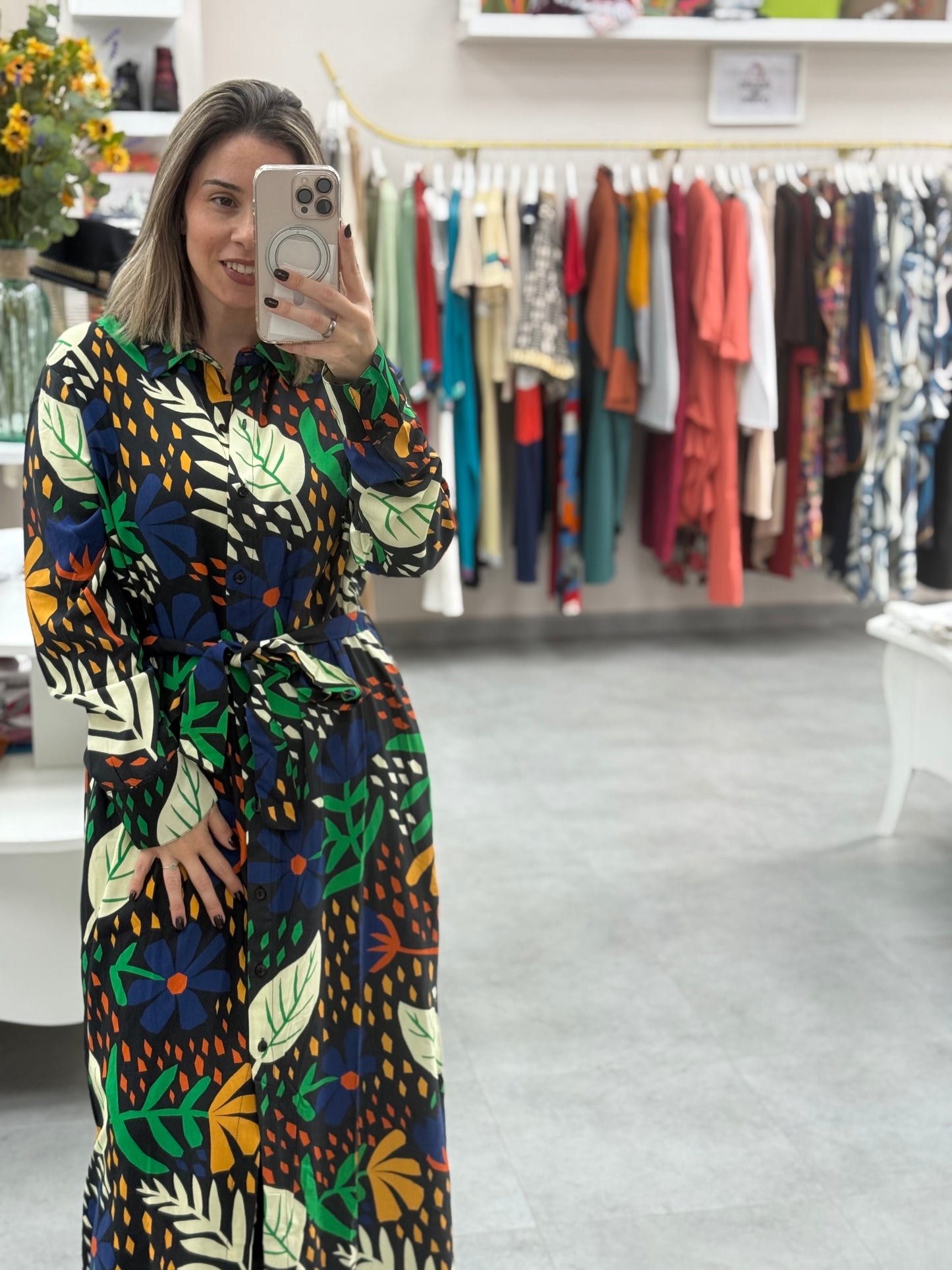 VESTIDO GARDEN CAMISERO