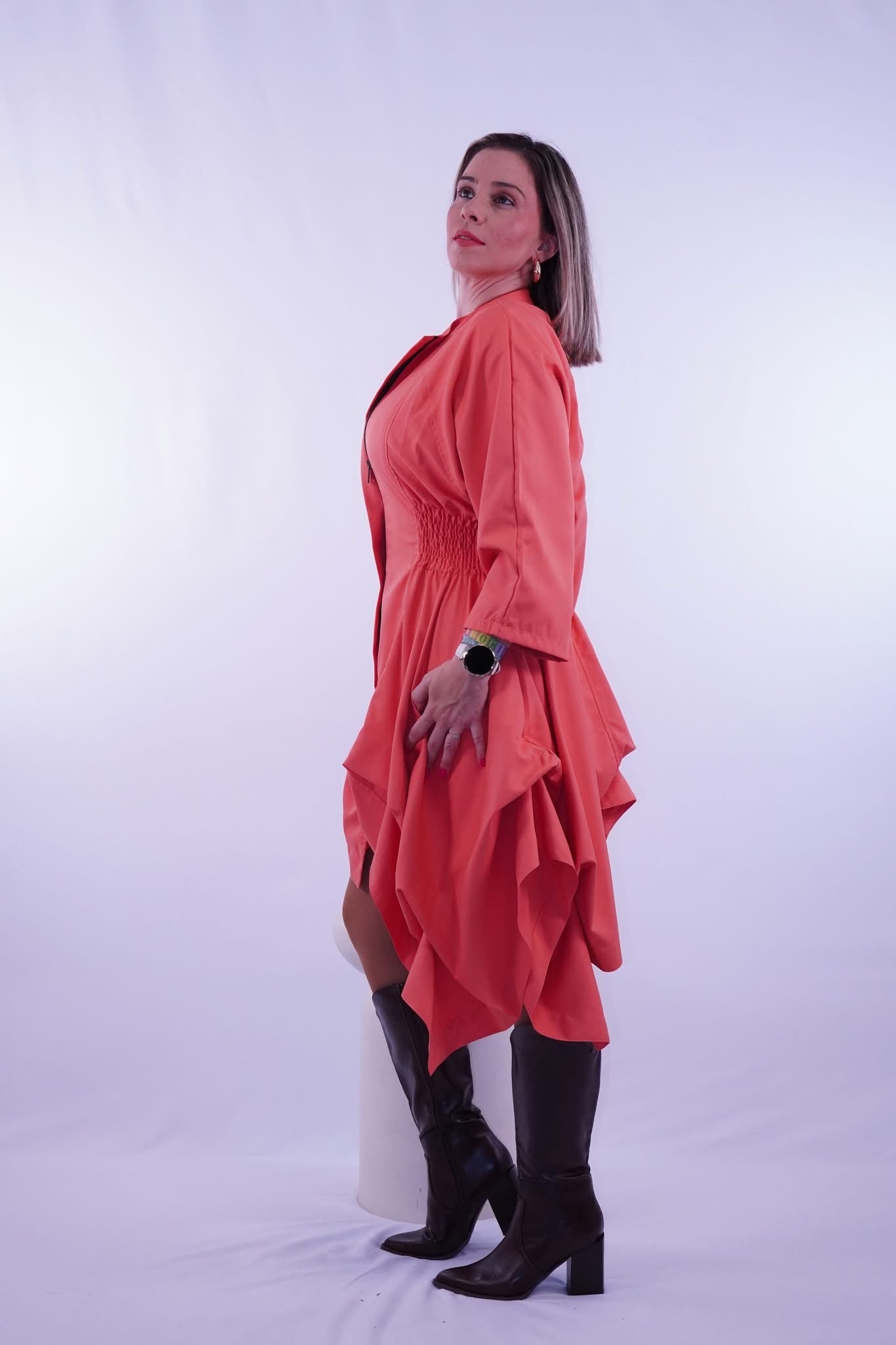VESTIDO CHAQUETA MAAR CORAL