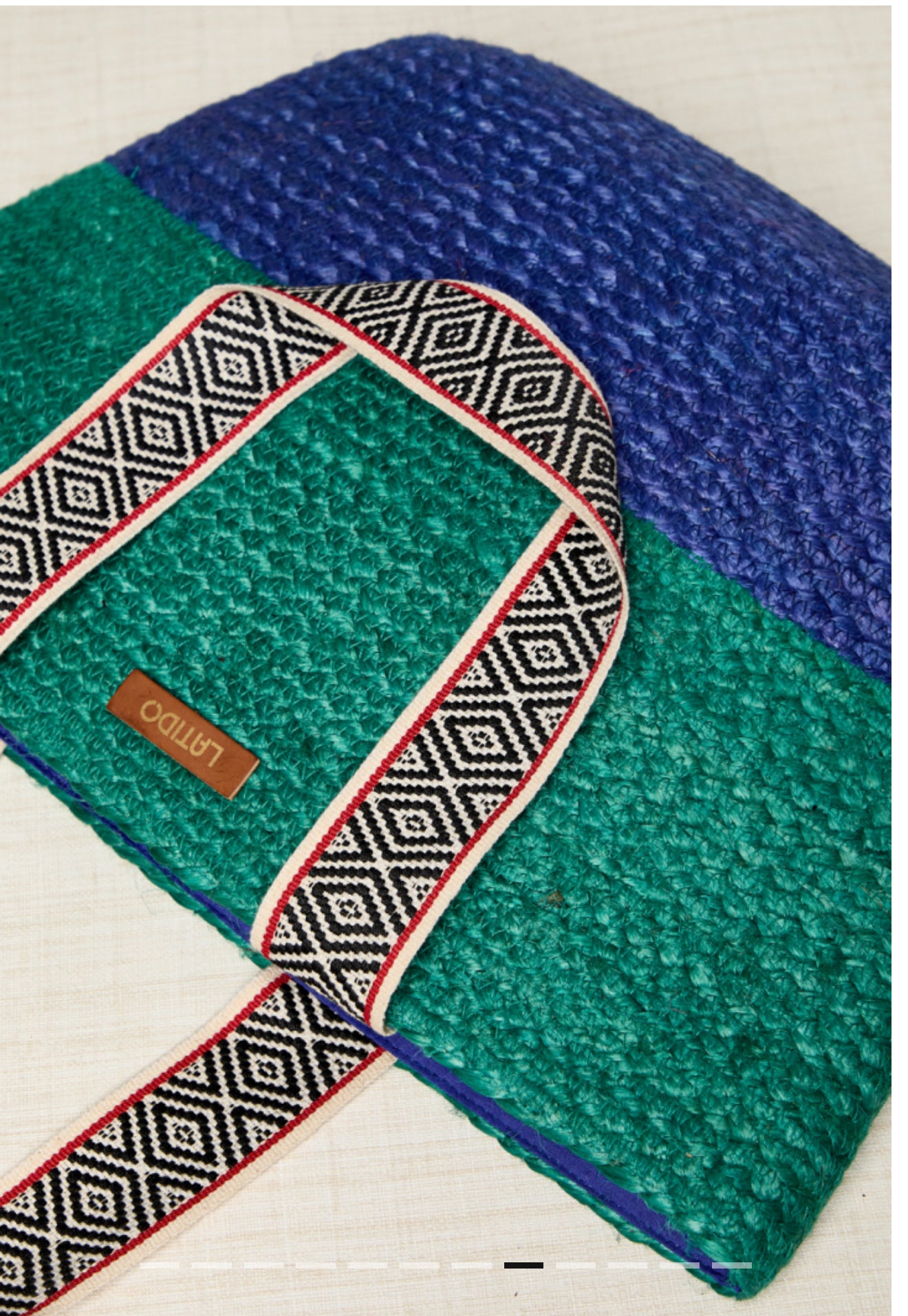 BOLSO BICOLOR TREnZADO