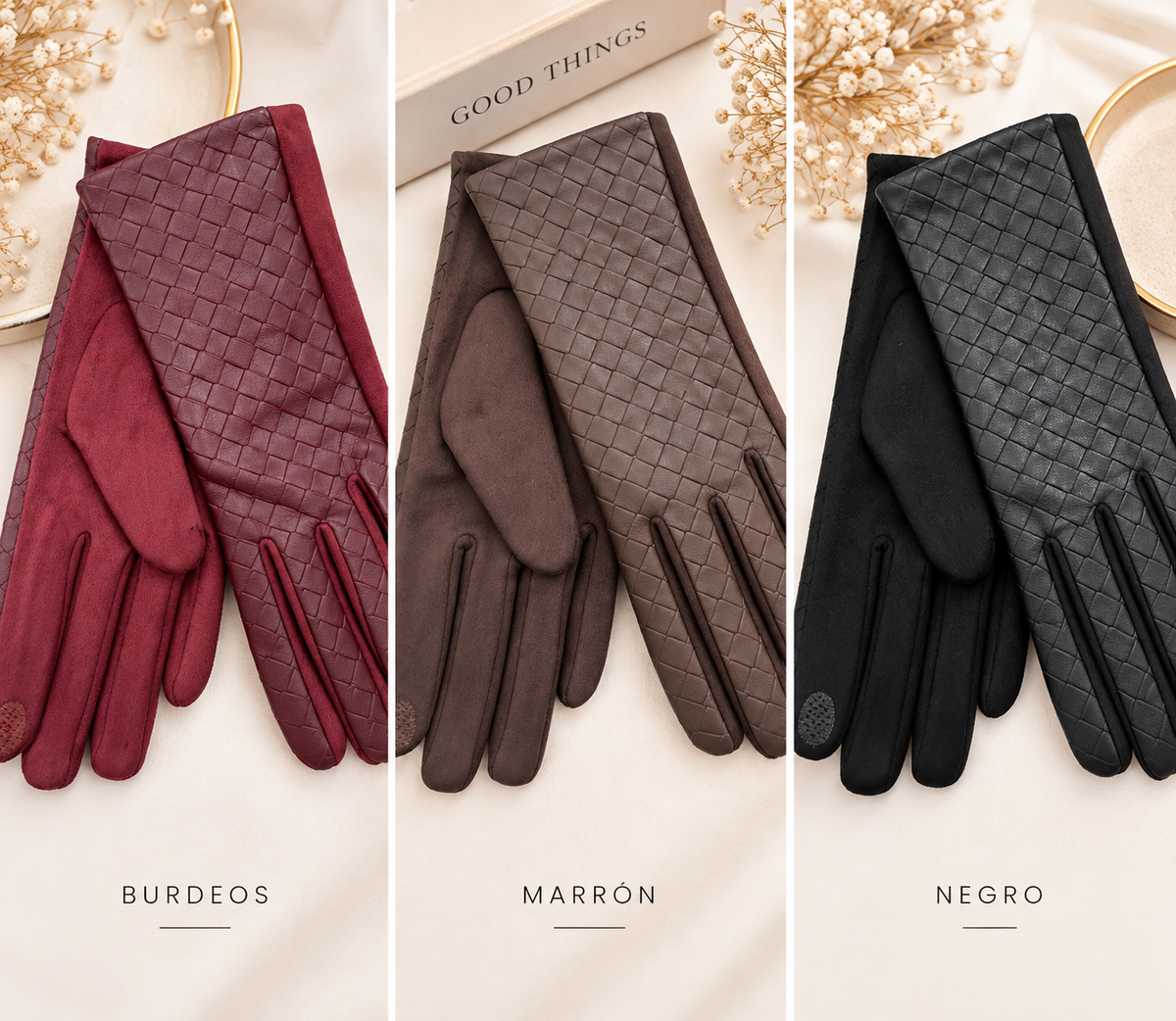 GUANTES PUNTO PIEL