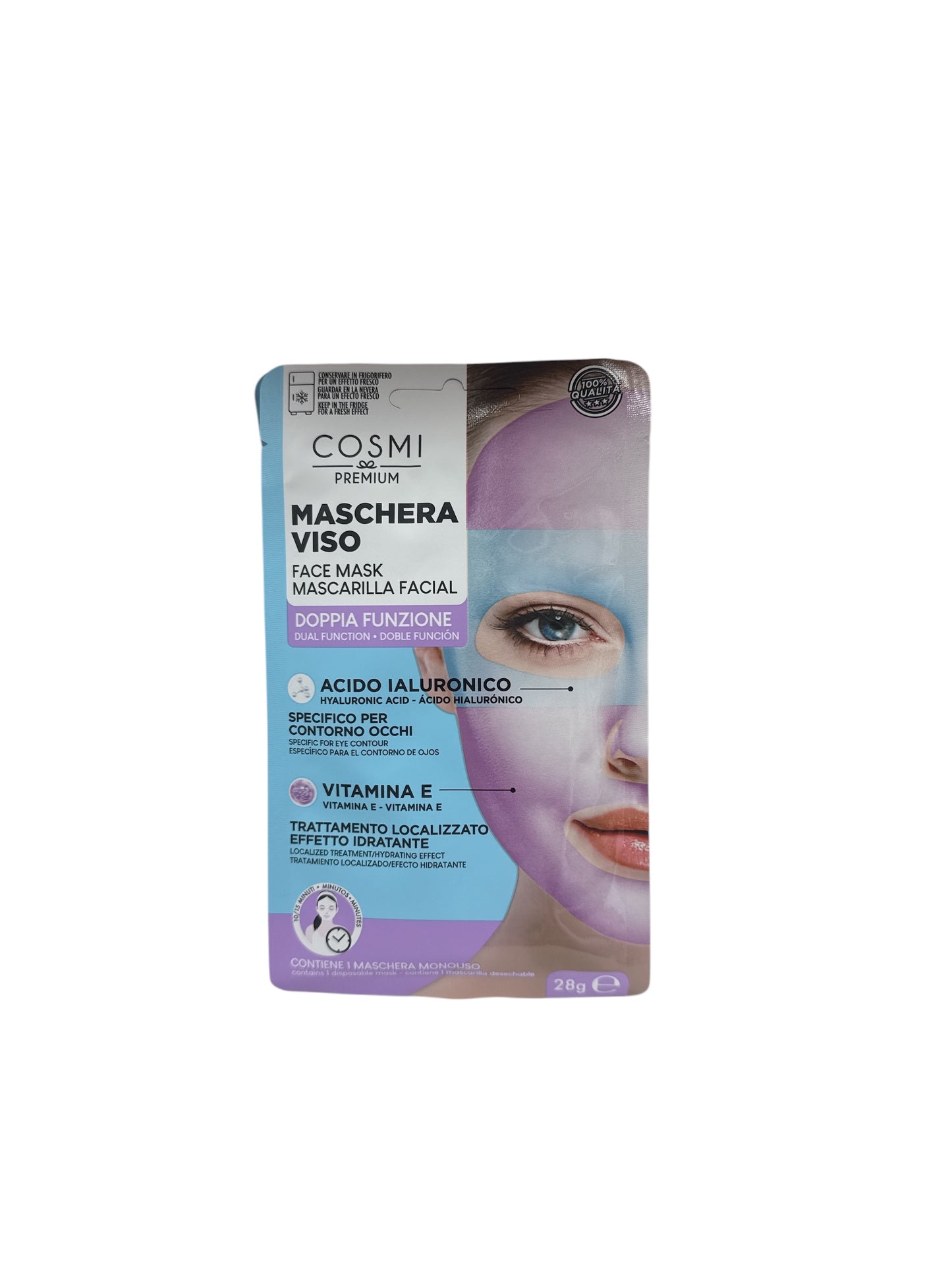 MASCARILLA FACIAL ÁCIDO IALURONICO