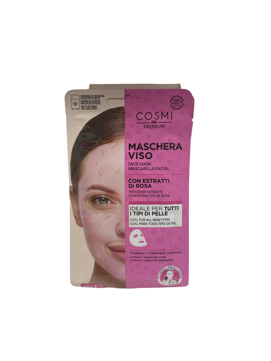 MASCARILLA FACIAL ESTRACTO ROSA