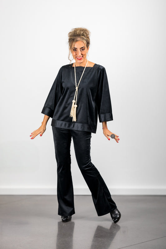 PANTALON TAYLOR NEGRO VELVET