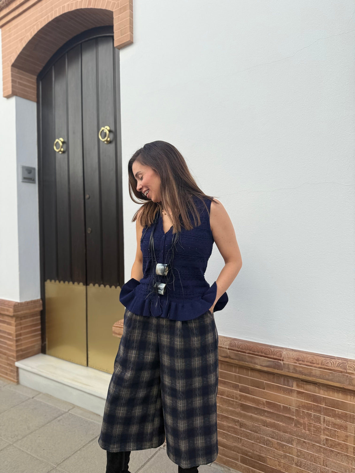 PANTALON CUADROS OTOÑO