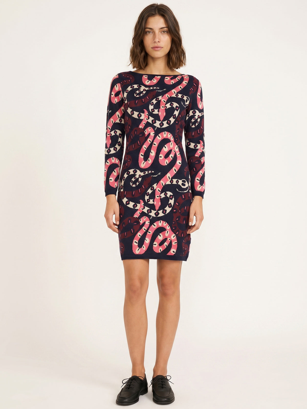 VESTIDO DE PUNTO SNAKES