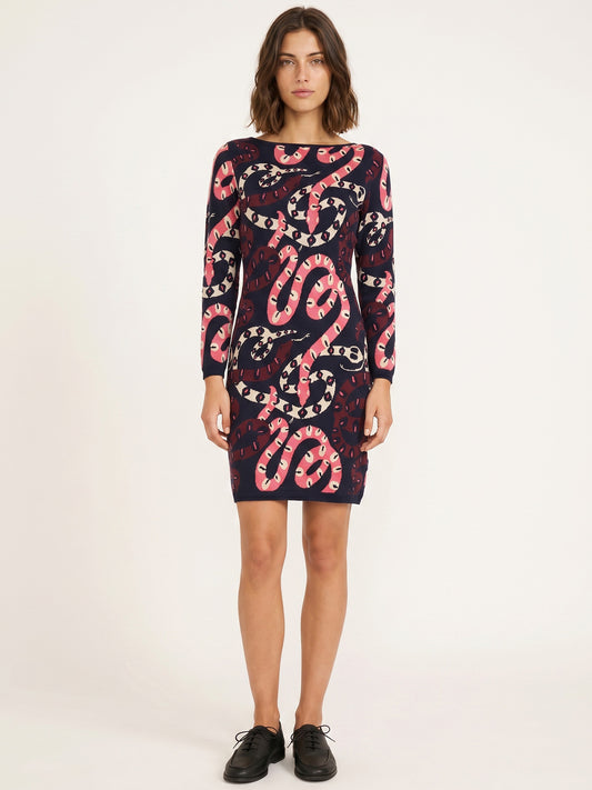 VESTIDO DE PUNTO SNAKES
