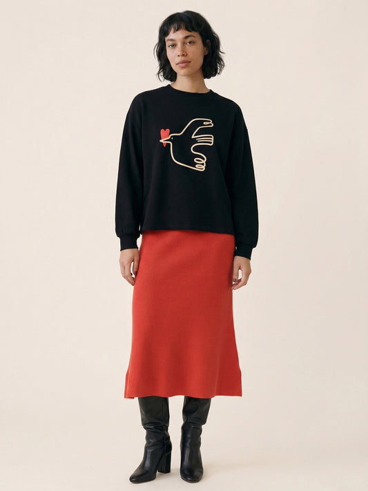 TOP PALOMA NEGRO