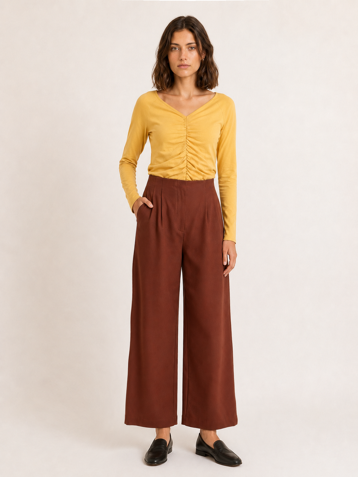 PANTALÓN GRETA MARRÓN