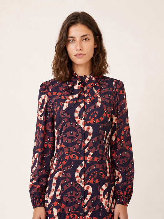 VESTIDO CORTO SNAKES