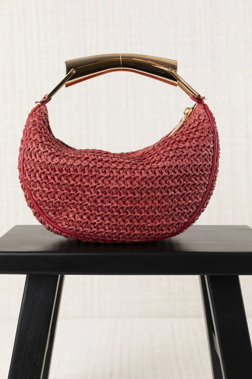 BOLSO RAFIA MEDIALUNA