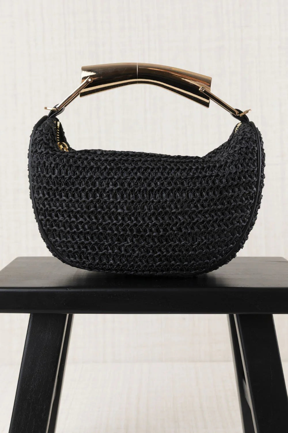 BOLSO RAFIA MEDIALUNA