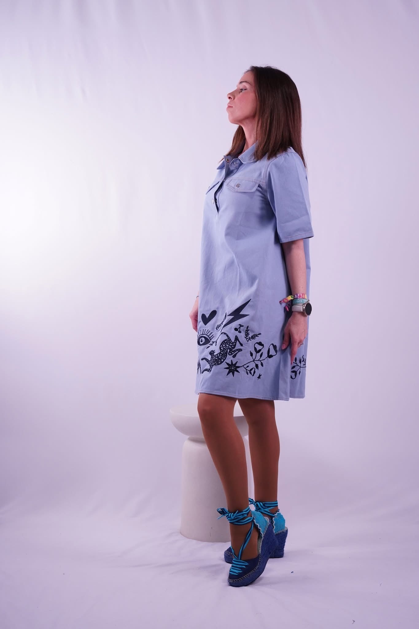 VESTIDO BLUE CALA DRESS