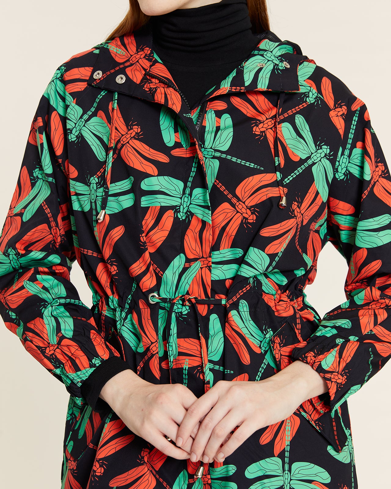 PARKA LIBELULAS FORRO RED