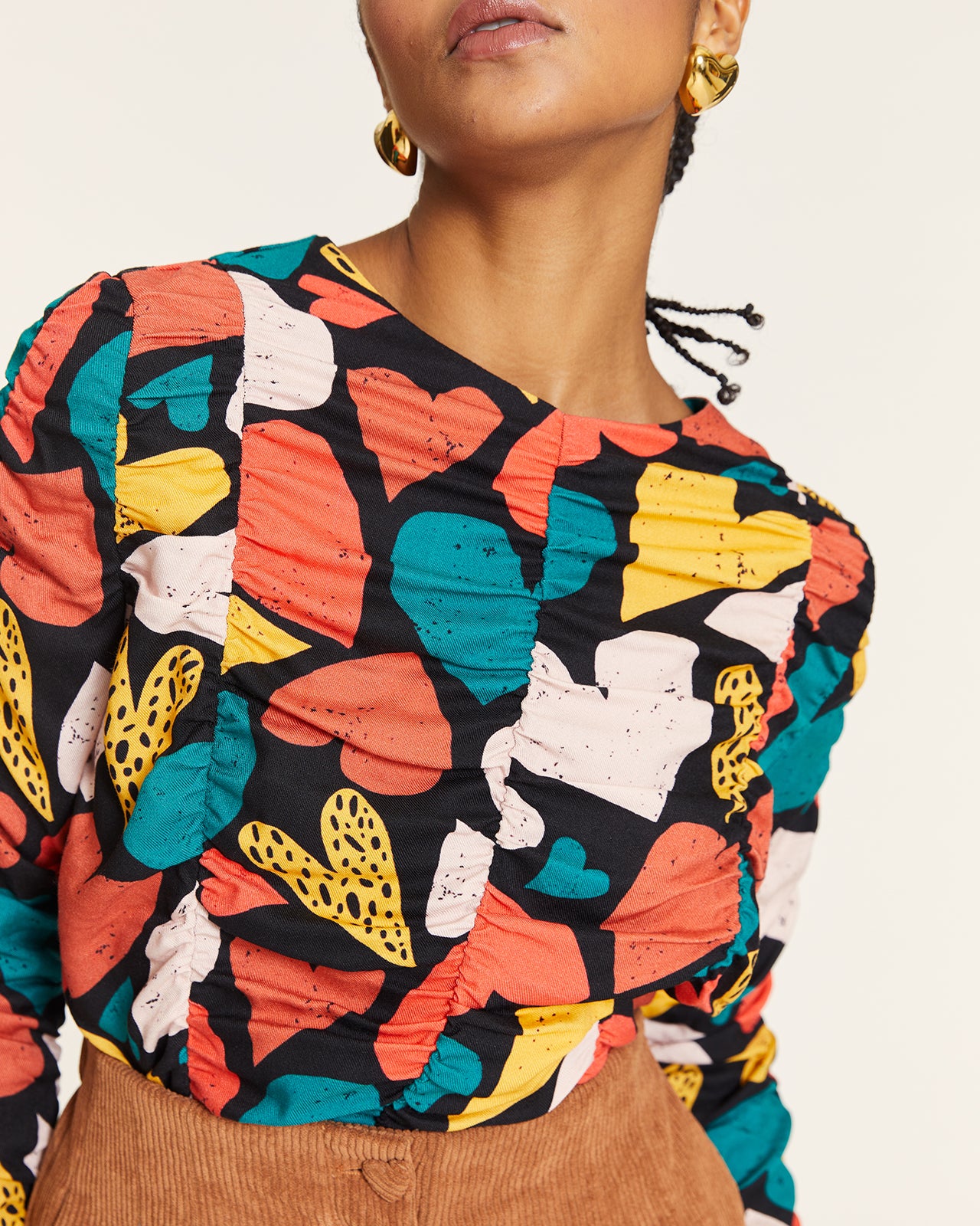 TOP DE CORAZONES CON FRUNCIDOS