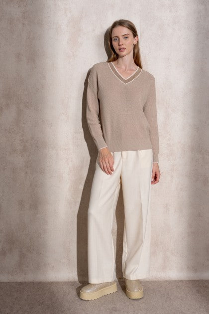 SUÉTER DE PUNTO DE LÚREX