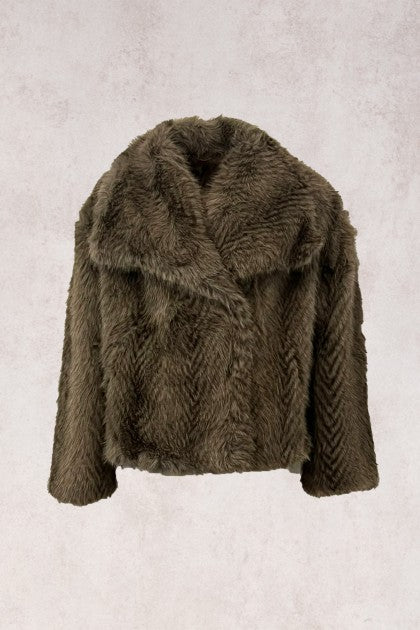 CHAQUETA PIEL CON SOLAPA