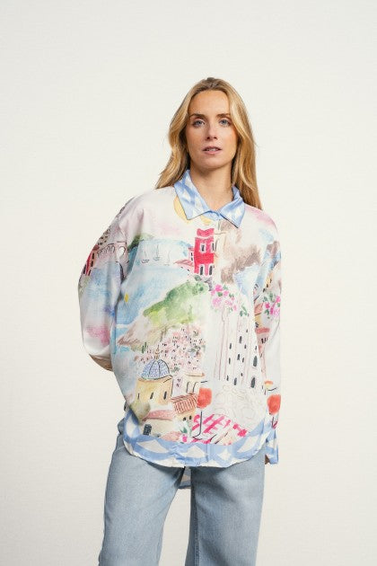 CAMISA ESTAMPADO SANTORINI