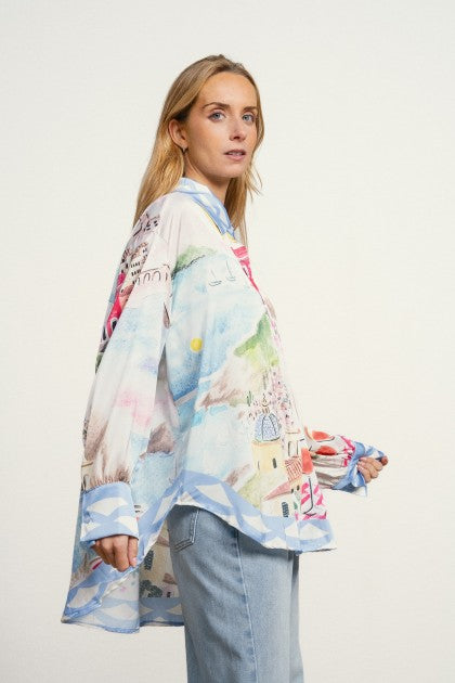 CAMISA ESTAMPADO SANTORINI