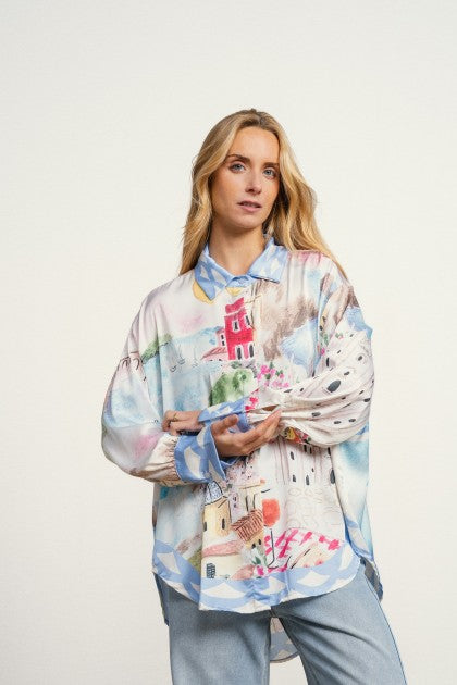 CAMISA ESTAMPADO SANTORINI