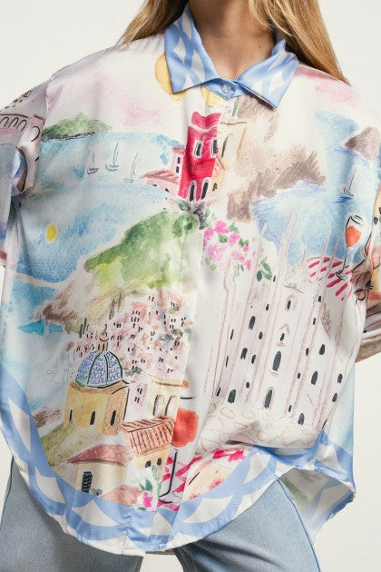 CAMISA ESTAMPADO SANTORINI