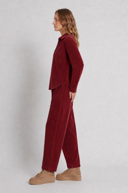 PANTALON DE PANA CON CINTURA ELASTICA
