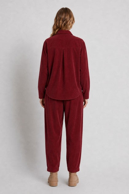 PANTALON DE PANA CON CINTURA ELASTICA