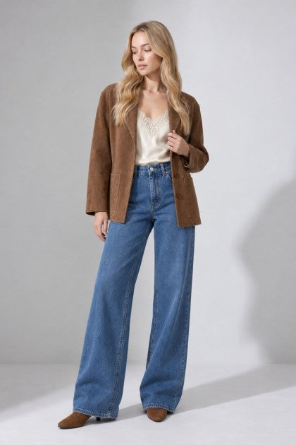 CHAQUETA CON EFECTO ANTELINA